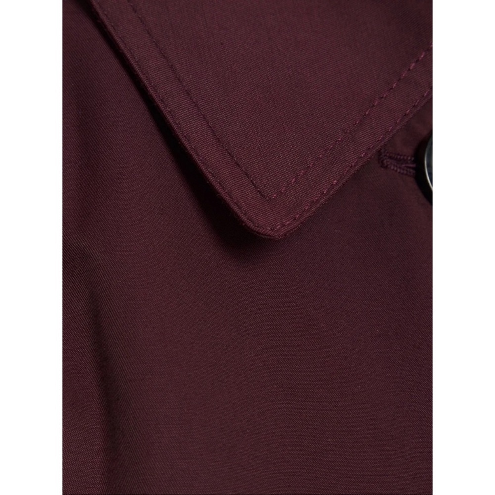 DKNY burgundy trench coat - Picture 4 of 10